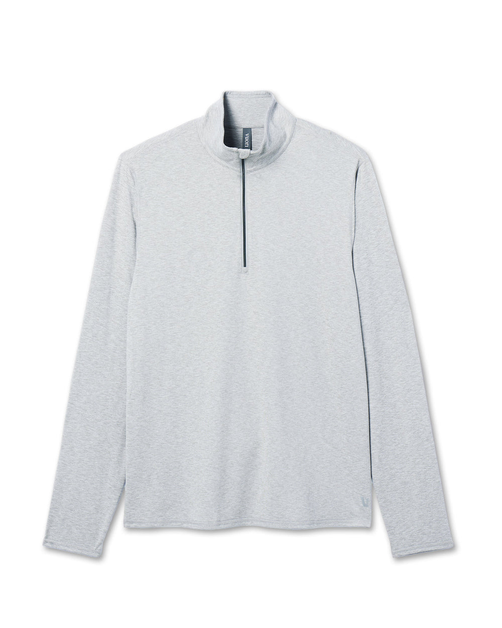 Vuori Ease Performance Half Zip 2.0 Light Heather Grey