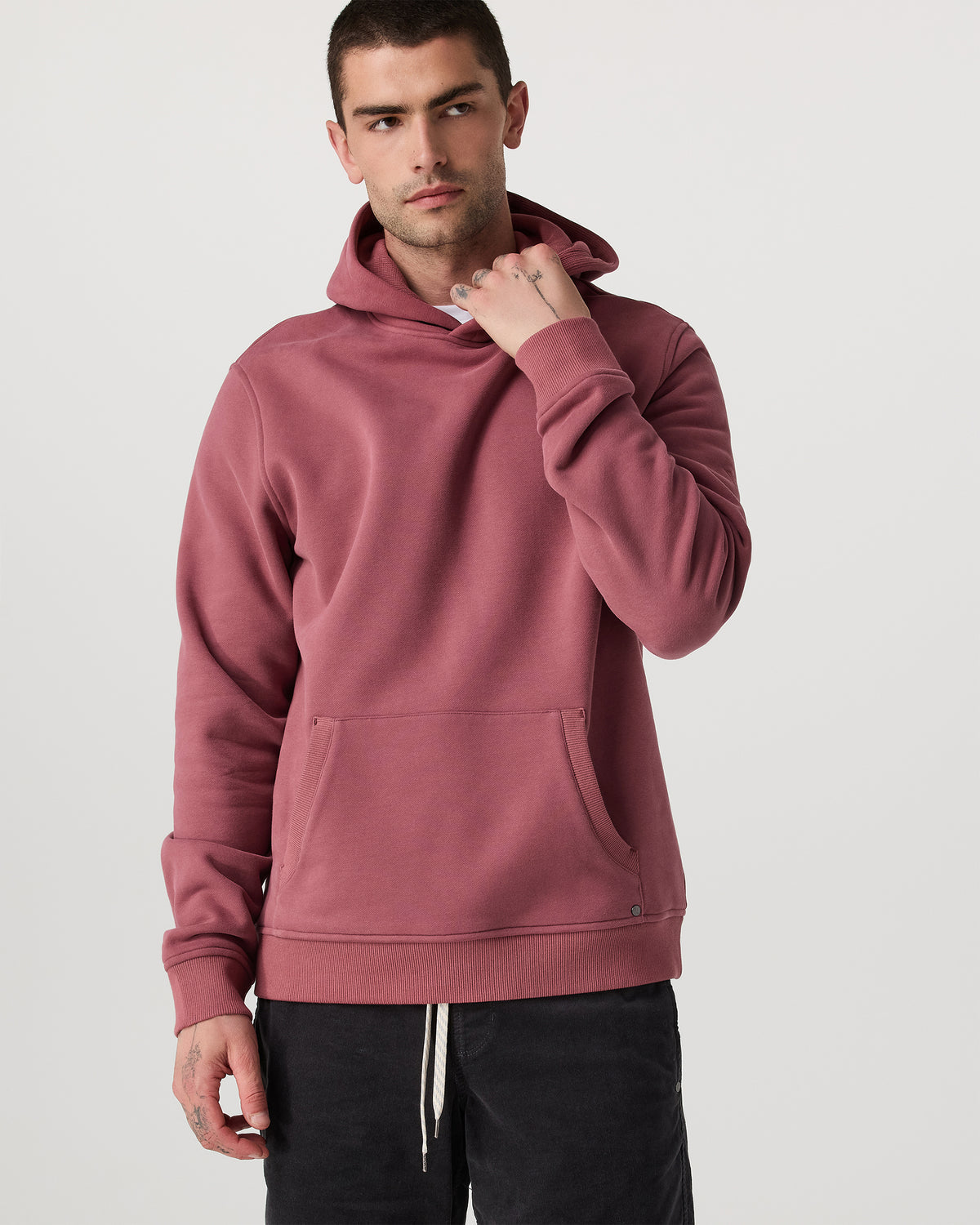 Vuori Seaside Pullover Hoodie Men's Berry Pullover Hoodie
