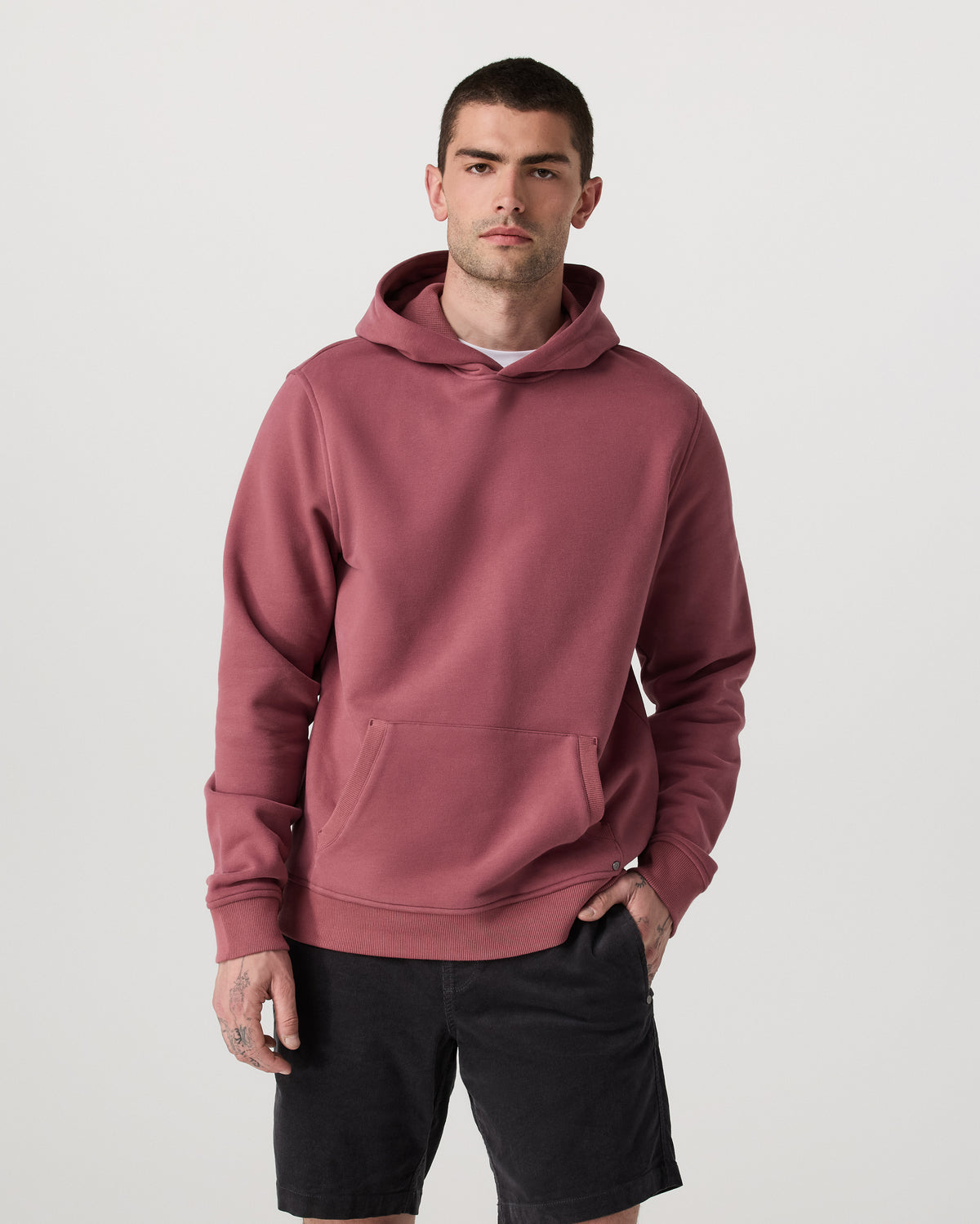 Vuori Seaside Pullover Hoodie Men's Berry Pullover Hoodie