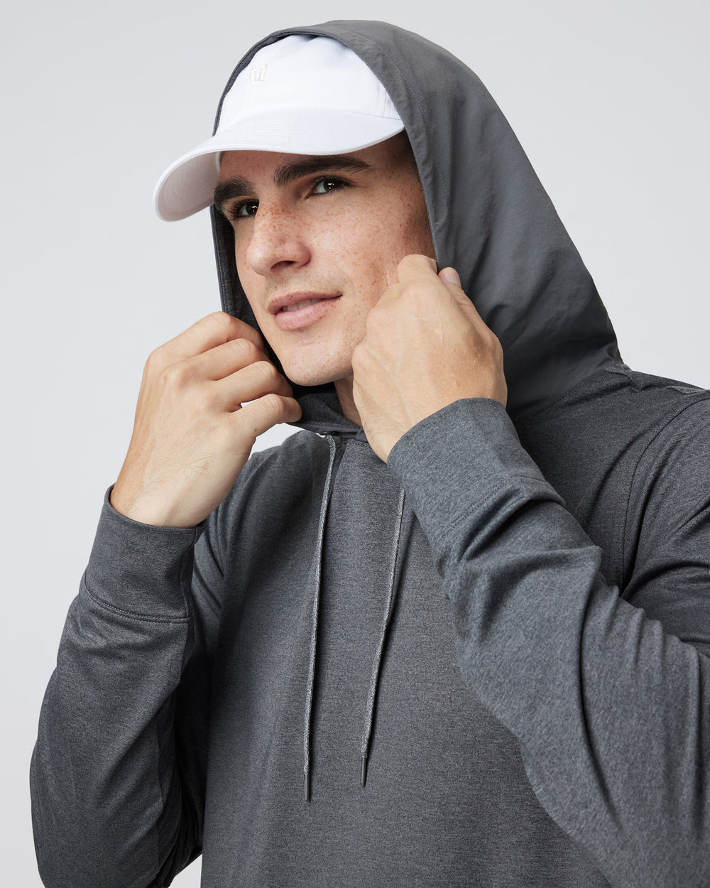 Vuori Sunday Element Hoodie Charcoal Heather