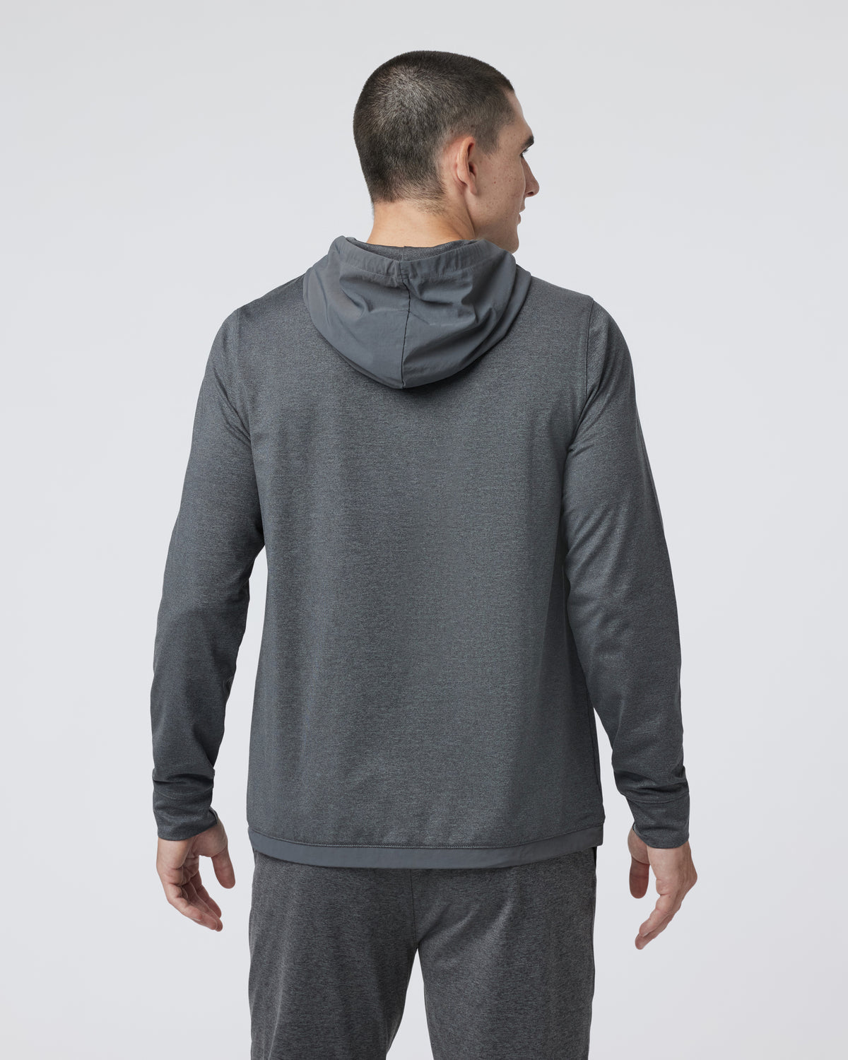 Vuori Sunday Element Hoodie Charcoal Heather