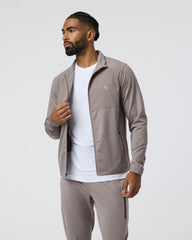 Vuori Sunday Element Track Jacket Mocha Heather