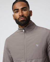 Vuori Sunday Element Track Jacket Mocha Heather