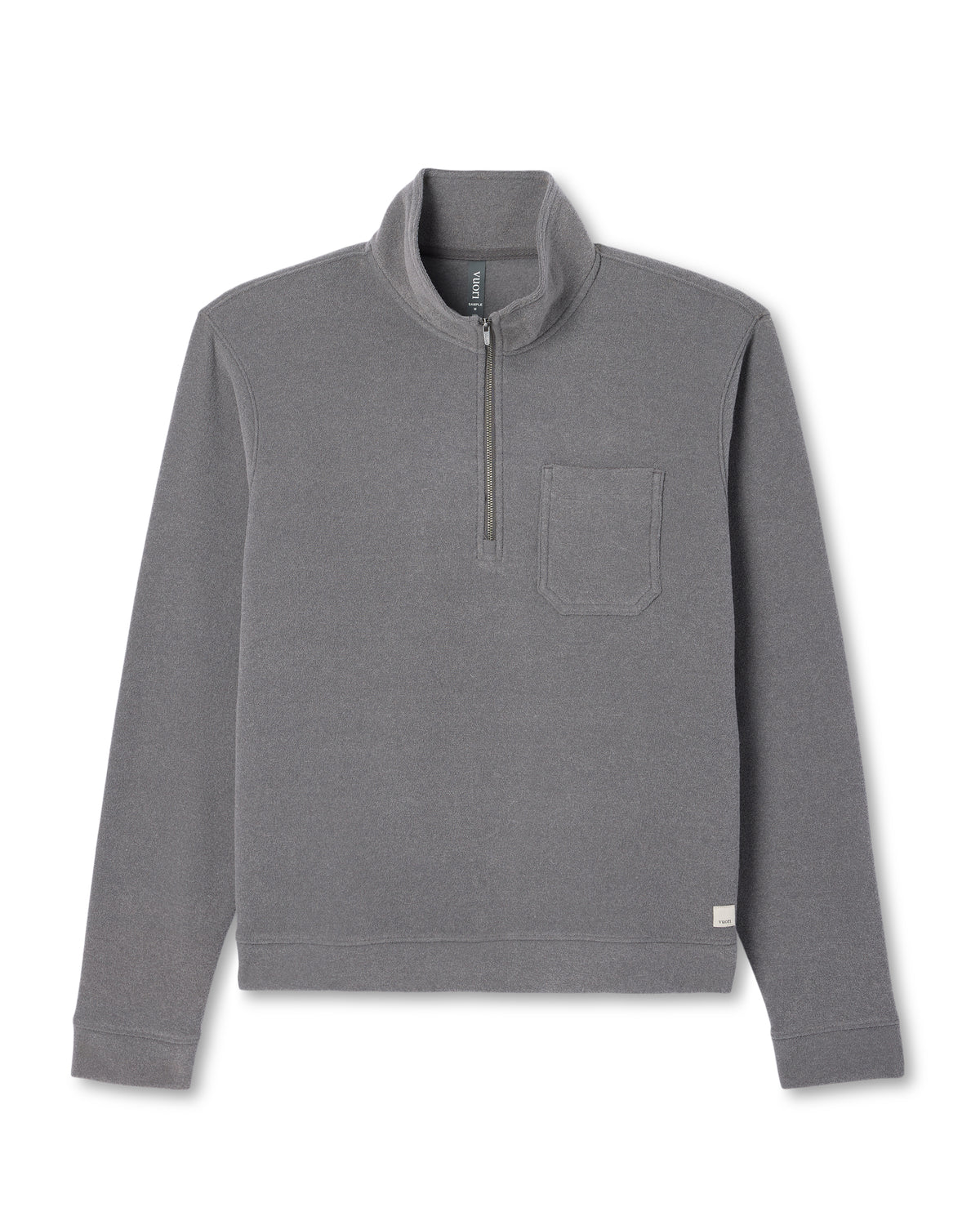 Vuori Beach Fleece 1/2 Zip - Relaxed Pinecone Heather Pullover