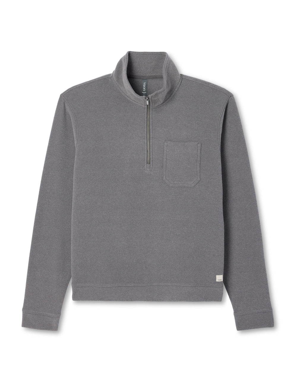 Vuori Beach Fleece 1/2 Zip - Relaxed Pinecone Heather Pullover