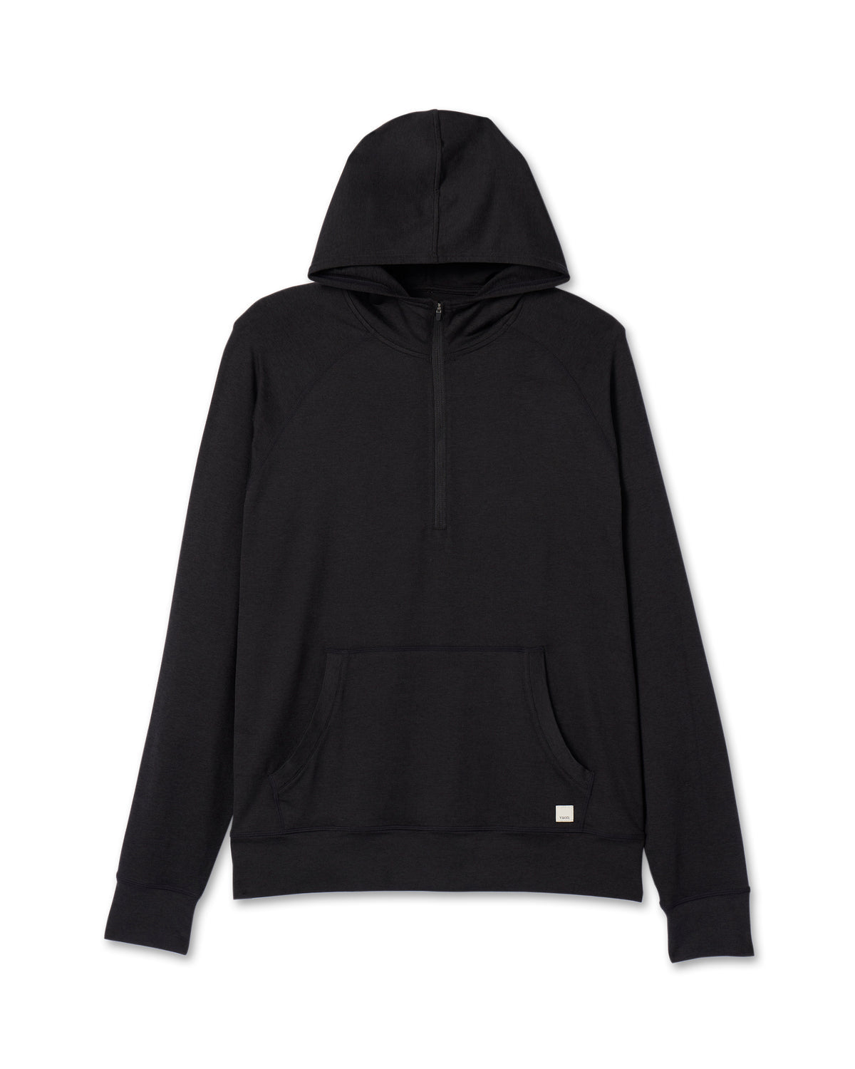 Vuori Ponto Performance Half Zip Hoodie Men's Black Half Zip