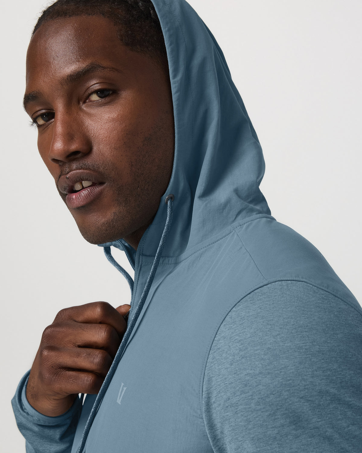 Vuori Sunday Element Jacket Men's Smoke Blue Heather Jacket