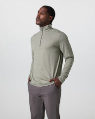Vuori Ease Performance Half Zip 2.0 Laurel Heather