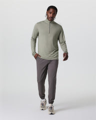 Vuori Ease Performance Half Zip 2.0 Laurel Heather