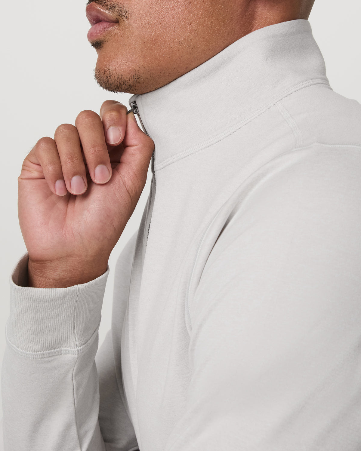 Vuori Coronado 1/2 Zip Men's Salt Heather Pullover