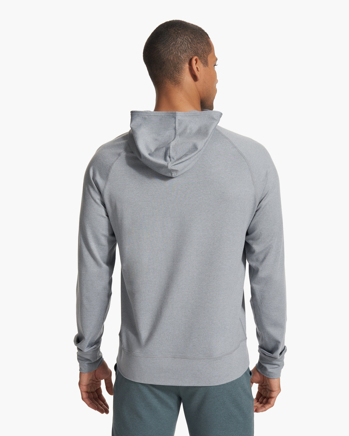 Vuori Ponto Performance Half Zip Hoodie Steel Heather