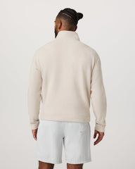 Vuori Beach Fleece 1/2 Zip - Relaxed Bone Heather Pullover
