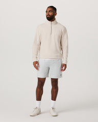 Vuori Beach Fleece 1/2 Zip - Relaxed Bone Heather Pullover