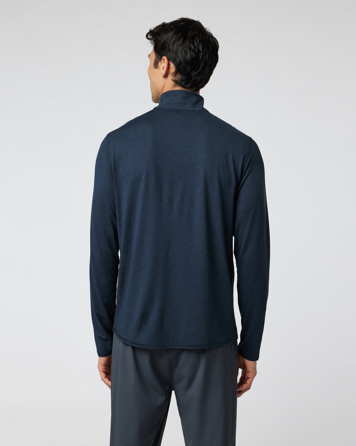 Vuori Ease Performance Half Zip 2.0 Ink Heather