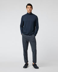 Vuori Ease Performance Half Zip 2.0 Ink Heather