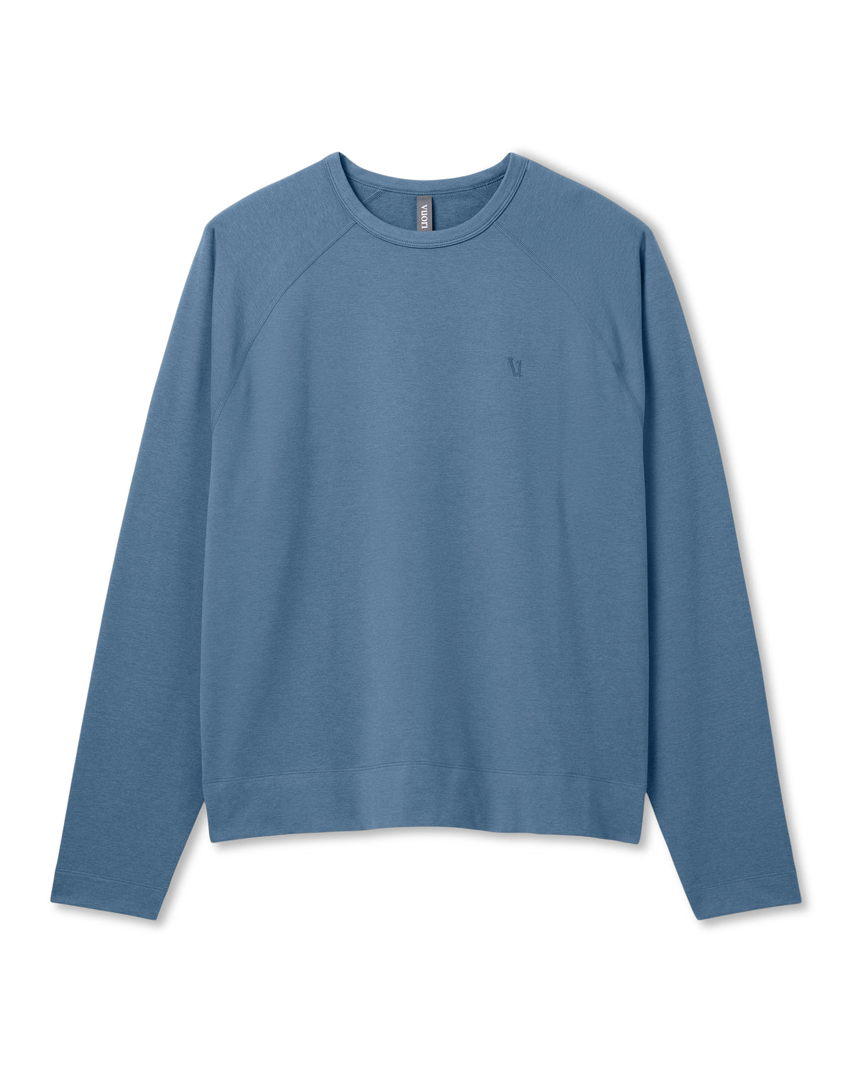 Vuori Coronado Crew - Relaxed Fit Pool Blue Heather Crewneck