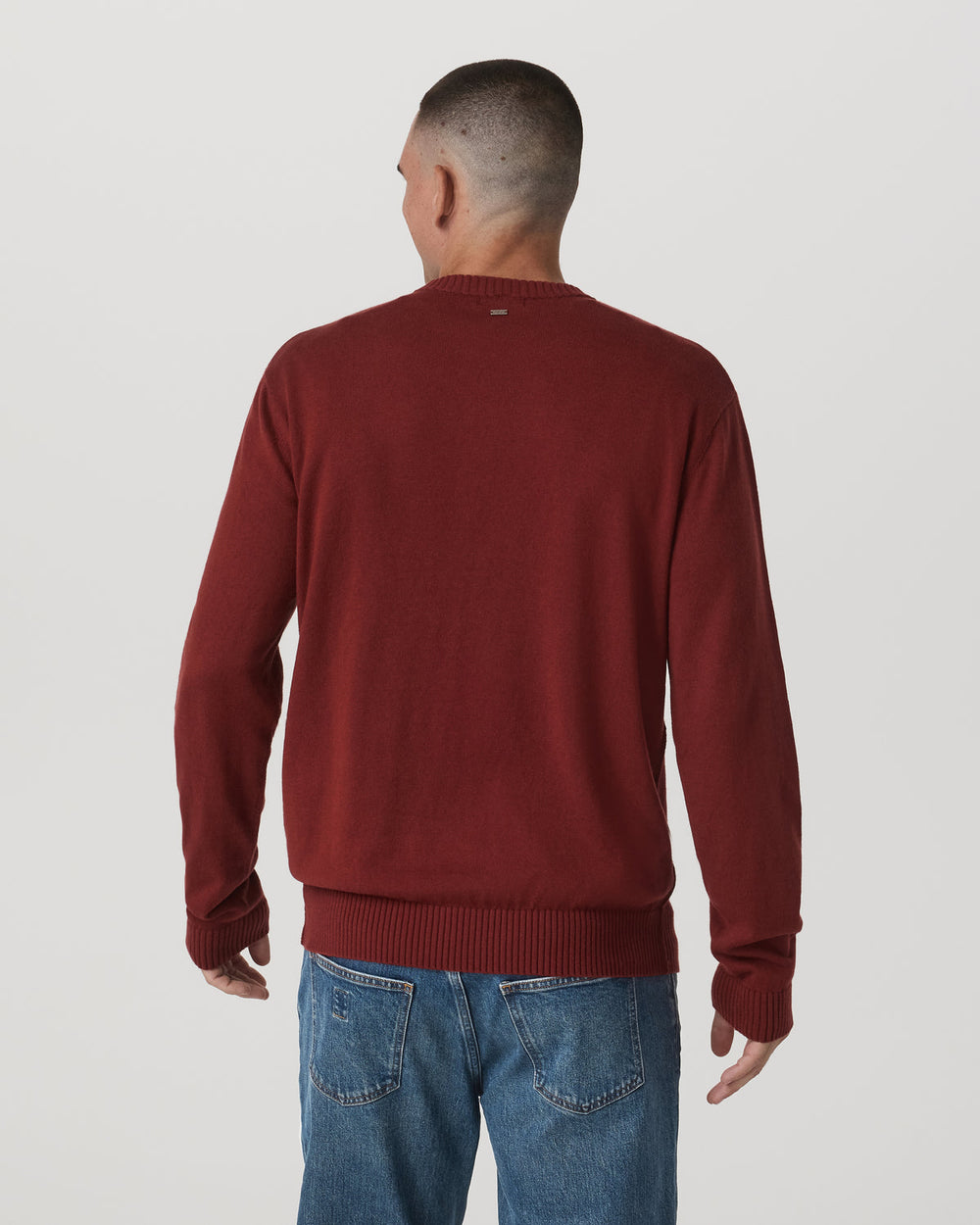 Vuori Fluent Sweater Men's Spiced Apple Cashmere Sweater