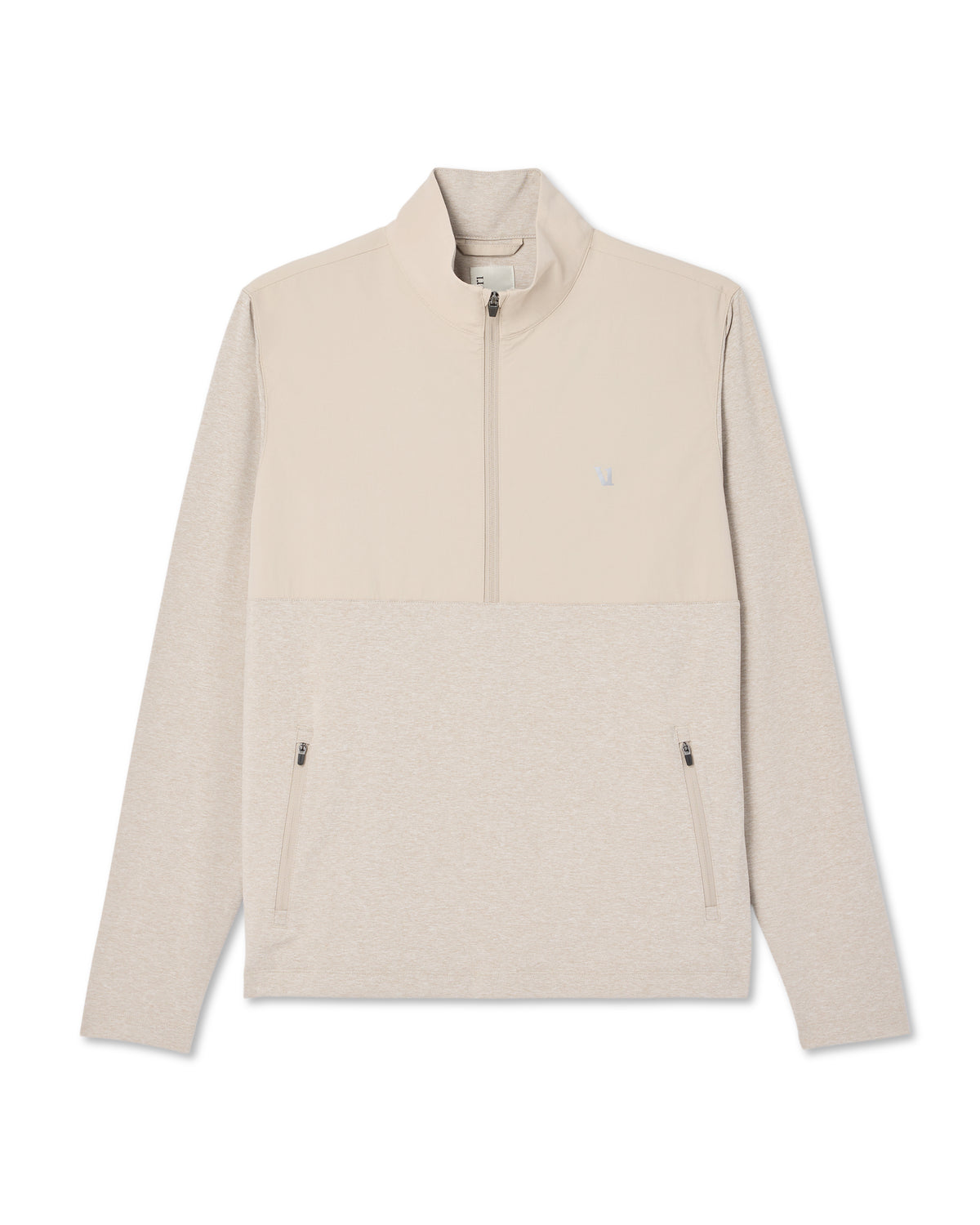 Vuori Sunday Element 1/2 Zip Men's Toast Heather Pullover
