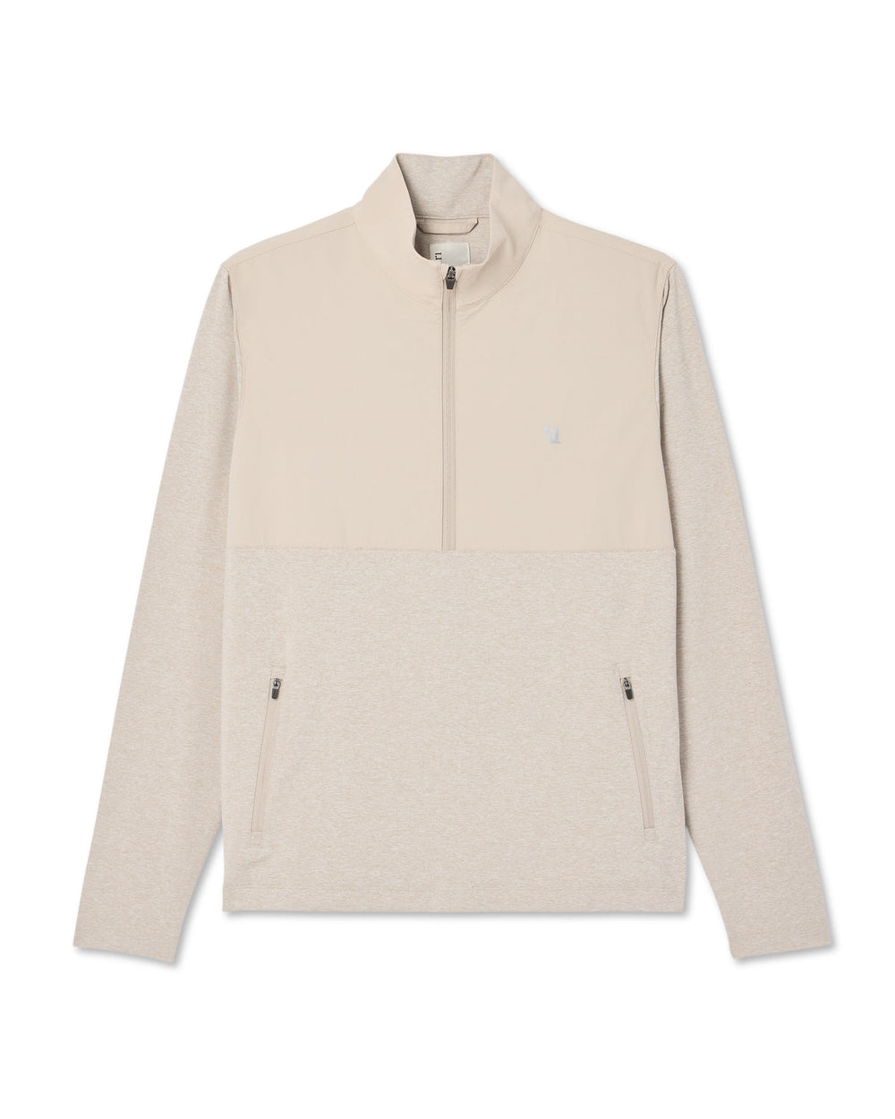 Vuori Sunday Element 1/2 Zip Men's Toast Heather Pullover