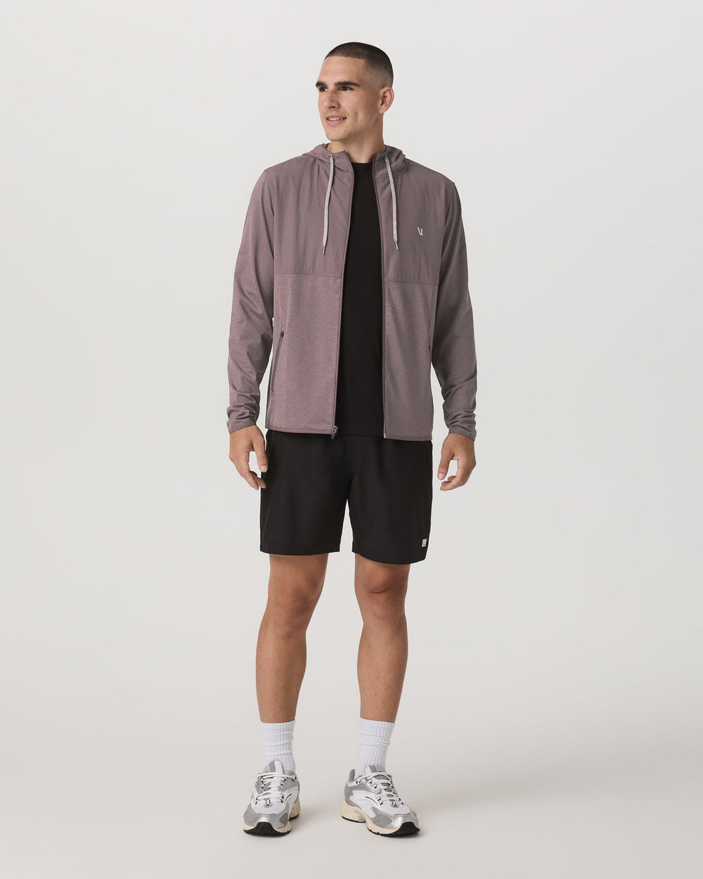 Vuori Sunday Element Jacket Men's Huckleberry Heather Jacket