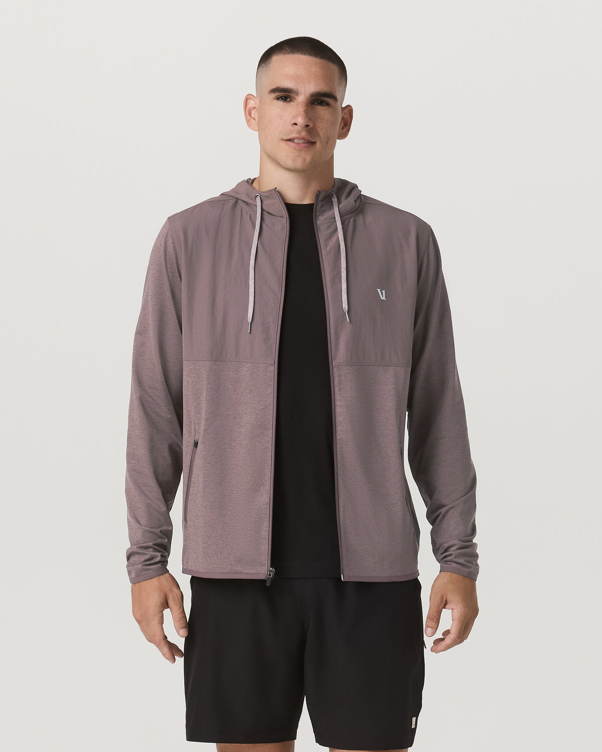 Vuori Sunday Element Jacket Men's Huckleberry Heather Jacket