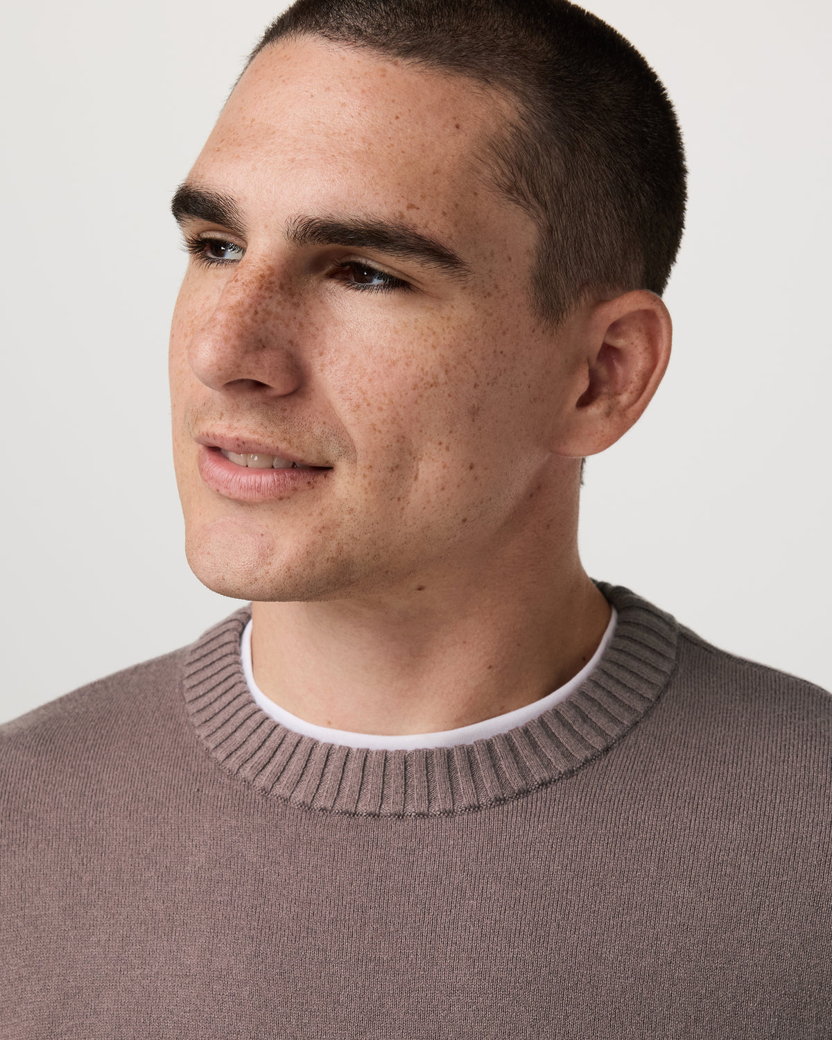 Vuori Fluent Sweater Men's Huckleberry Cashmere Sweater