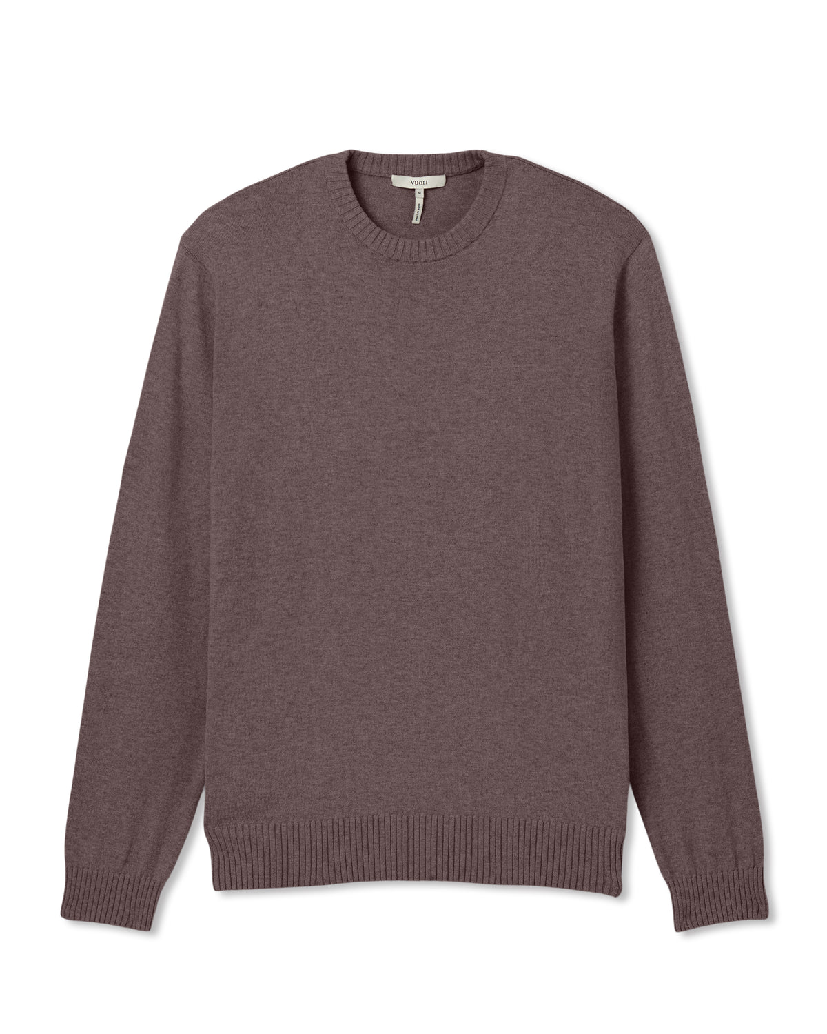 Vuori Fluent Sweater Men's Huckleberry Cashmere Sweater