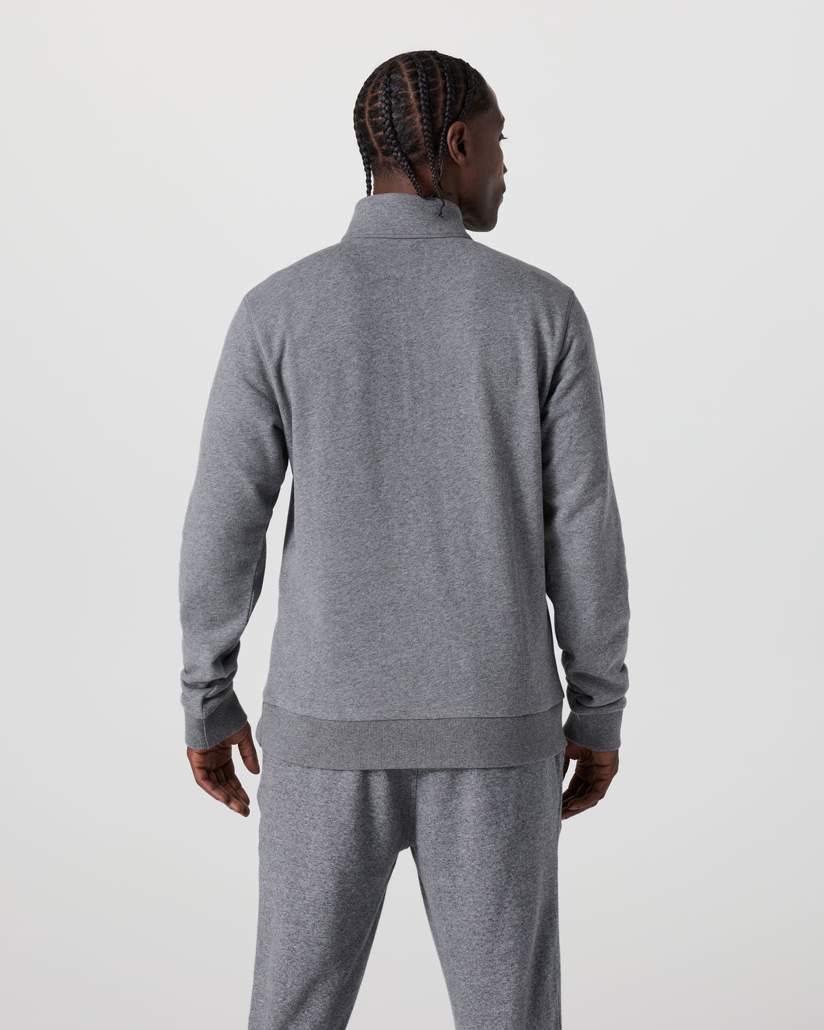 Vuori Cypress 1/4 Zip 2.0 Heather Grey