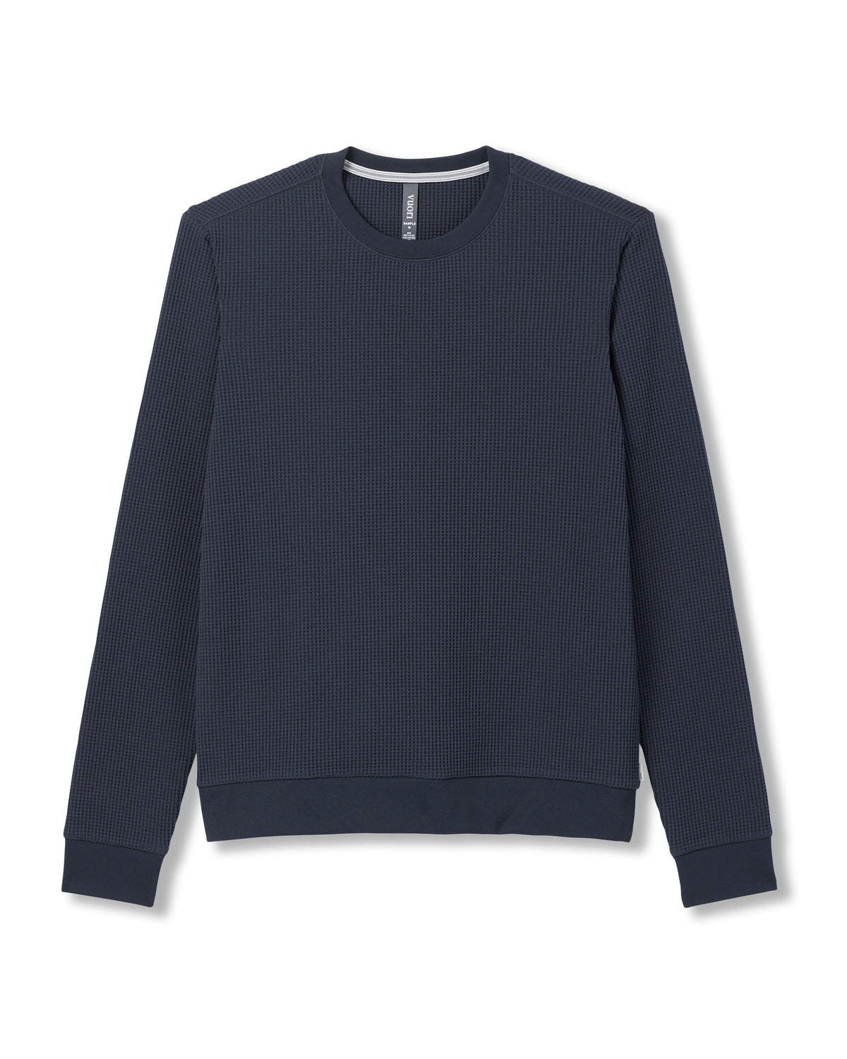 Vuori Jamestown Crew Men's Navy Waffle Crewneck