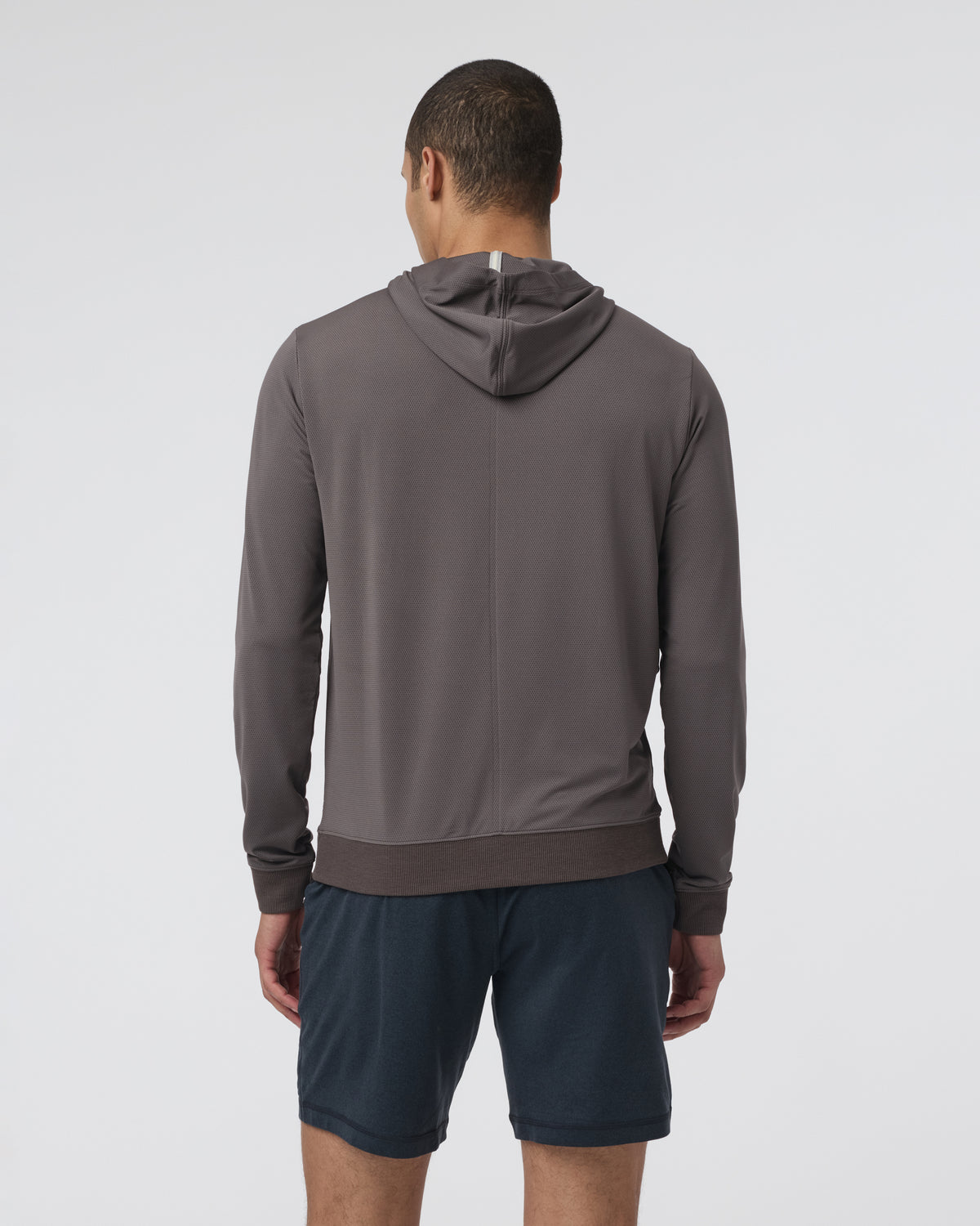 Vuori Double Mesh Hoodie Warm Grey