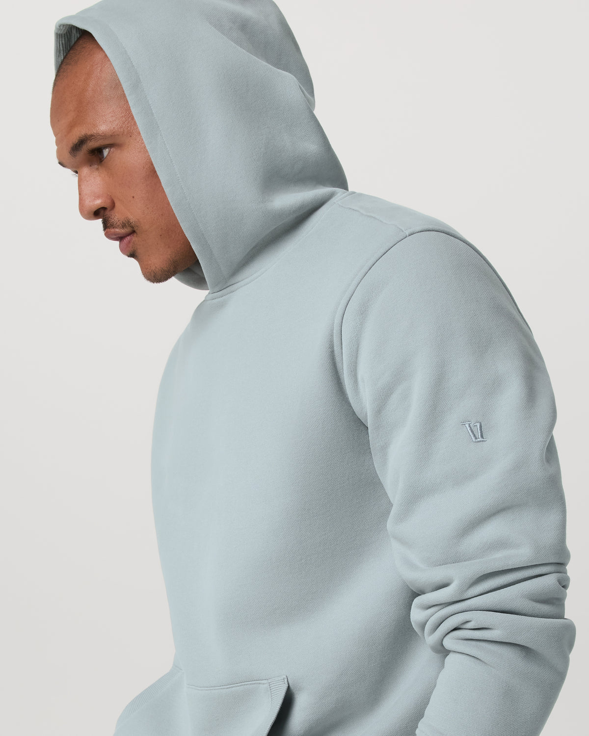 Vuori Seaside Pullover Hoodie Men's Blue Haze Pullover Hoodie