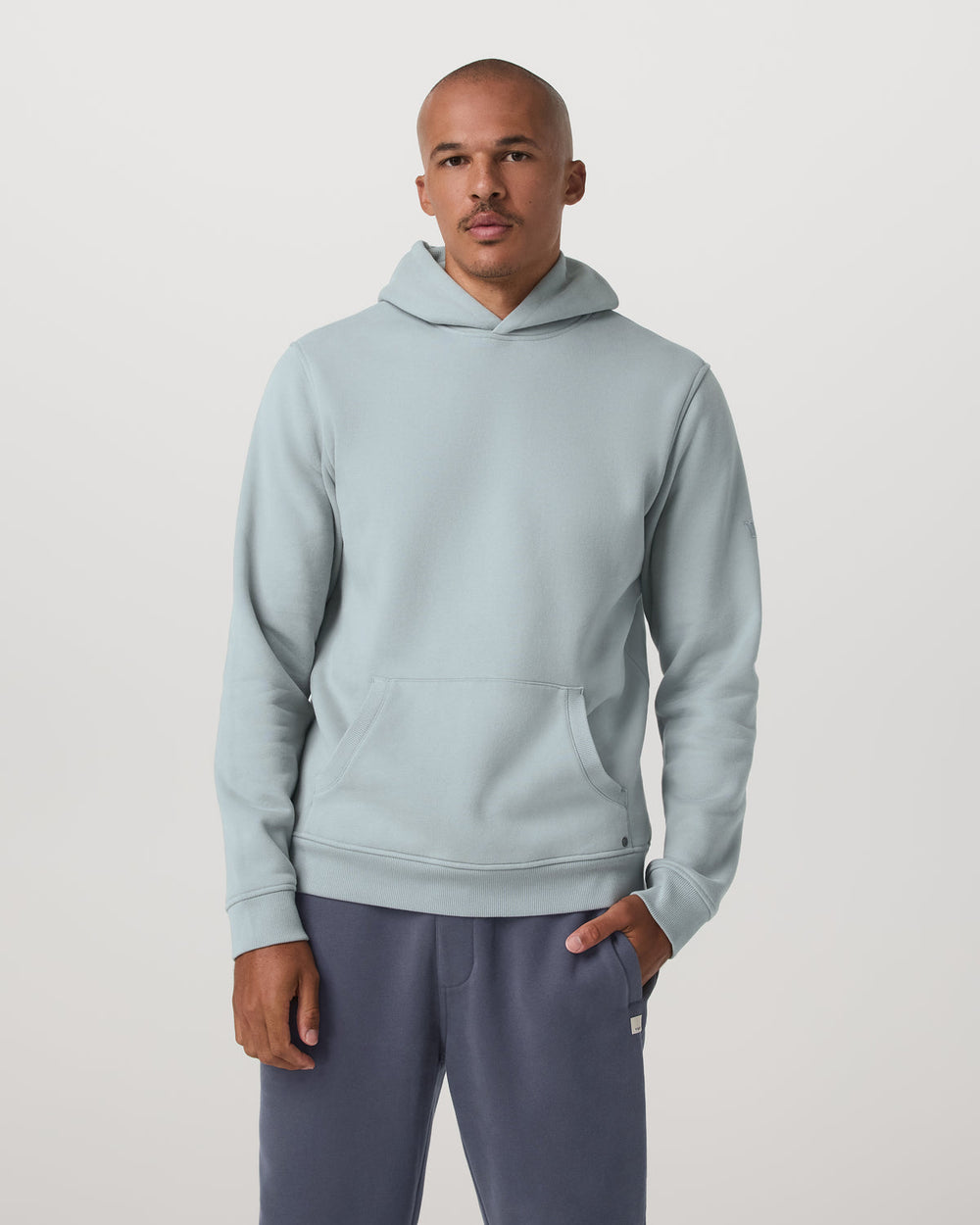 Vuori Seaside Pullover Hoodie Men's Blue Haze Pullover Hoodie