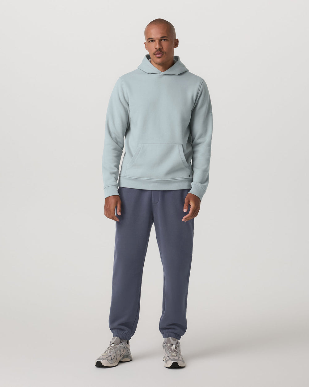 Vuori Seaside Pullover Hoodie Men's Blue Haze Pullover Hoodie