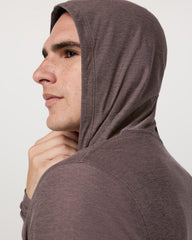 Vuori Strato Tech Hoodie Men's Huckleberry Heather Hoodie