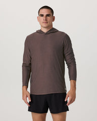 Vuori Strato Tech Hoodie Men's Huckleberry Heather Hoodie