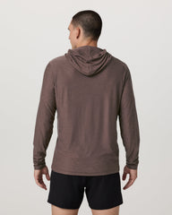 Vuori Strato Tech Hoodie Men's Huckleberry Heather Hoodie