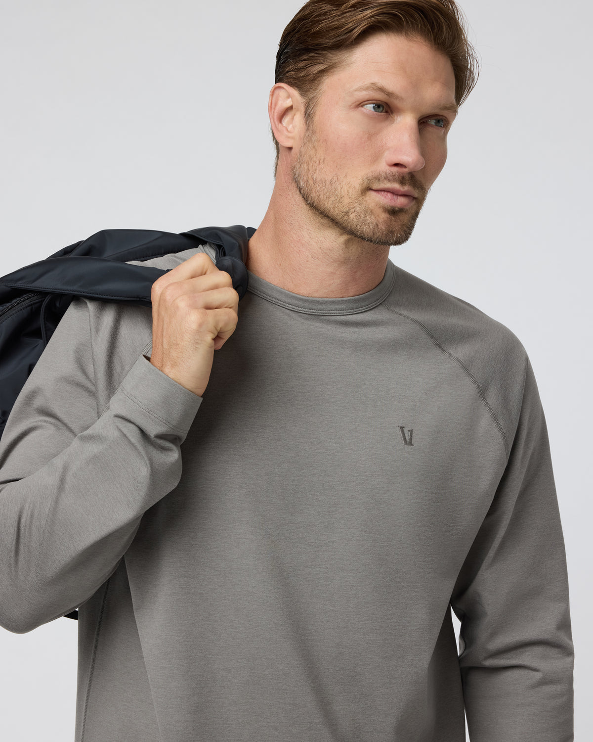 Vuori Coronado Crew Dolomite Heather