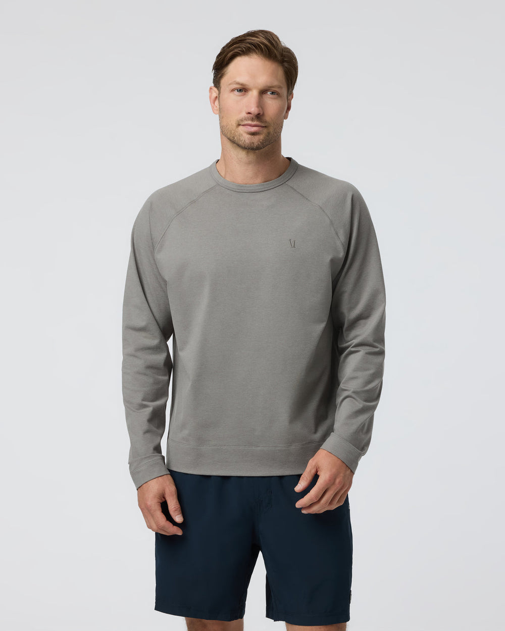 Vuori Coronado Crew Dolomite Heather