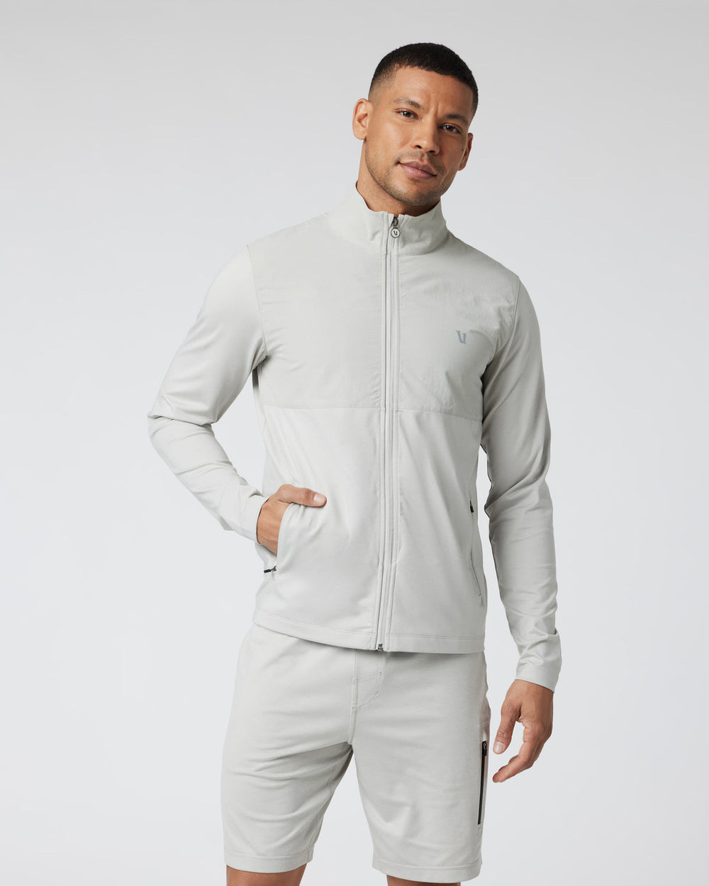 Vuori Sunday Element Track Jacket Vapor Heather