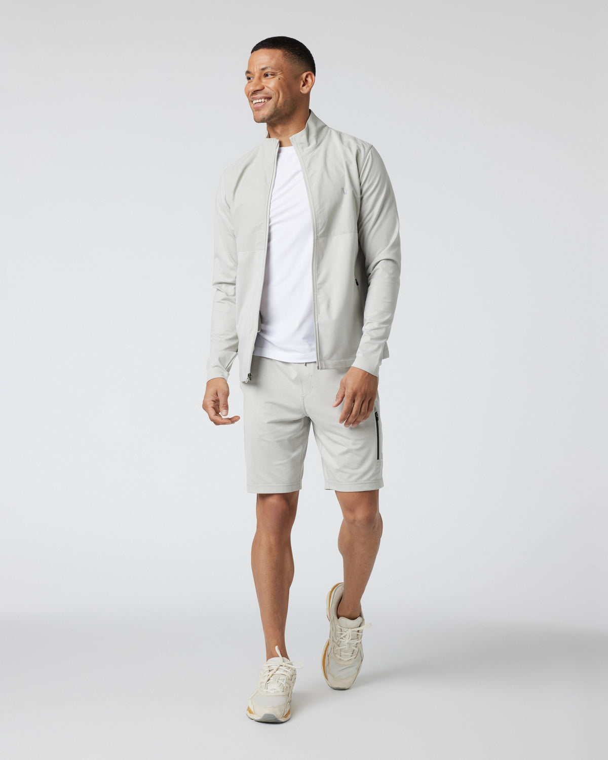 Vuori Sunday Element Track Jacket Vapor Heather