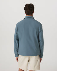 Vuori V1 Coach Jacket Men's Blue Sea Jacket