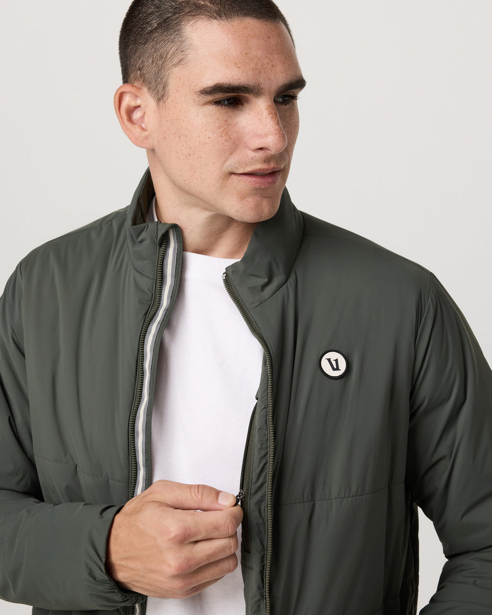 Vuori Echo Insulated Jacket 2.0 Men's River Rock Jacket