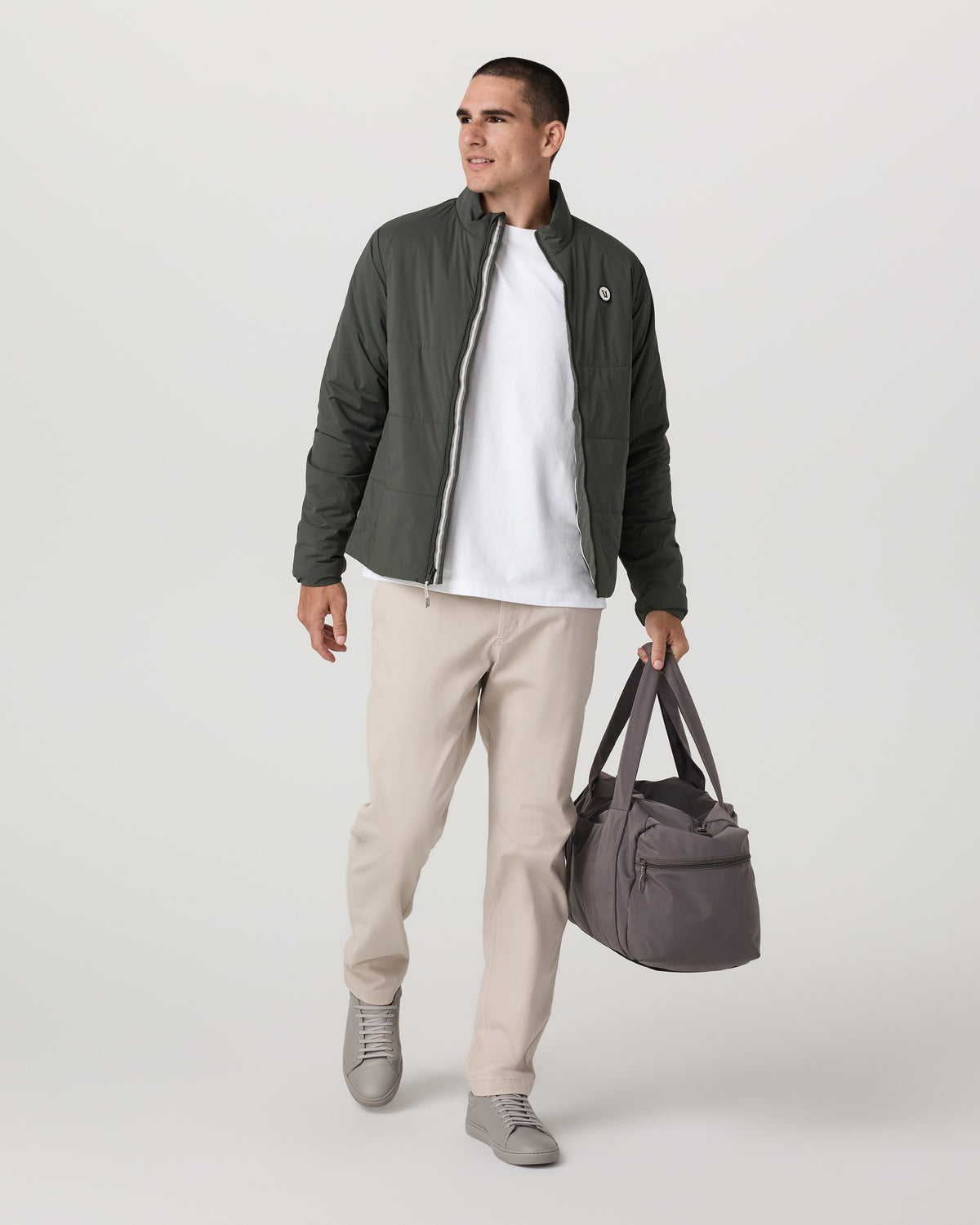Vuori Echo Insulated Jacket 2.0 Men's River Rock Jacket
