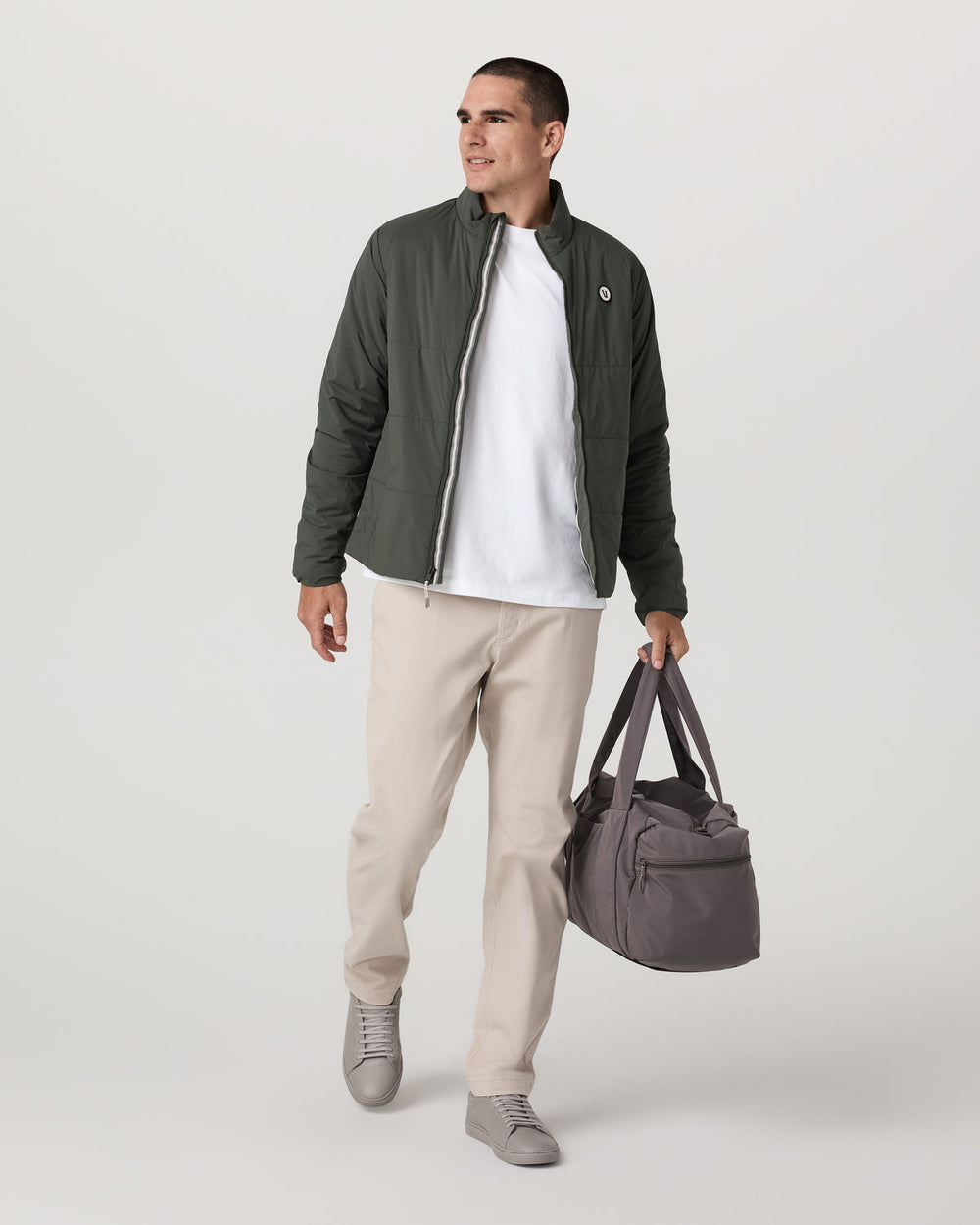Vuori Echo Insulated Jacket 2.0 Men's River Rock Jacket