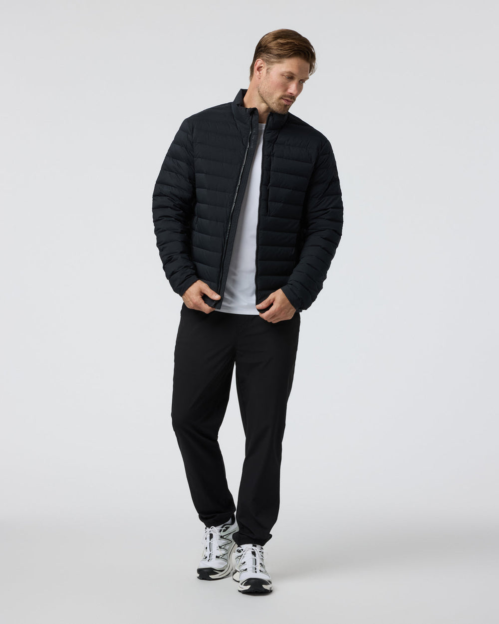 Vuori Steadfast Insulated Full Zip Jacket Black
