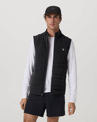 Vuori Sunday Insulated Hybrid Vest Men's Black Training Vest
