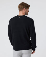 Vuori Berik Cashmere Sweater Men's Black Crewneck Sweater
