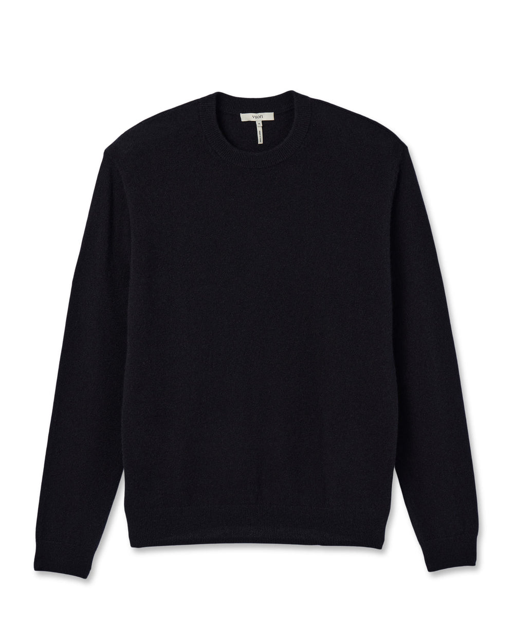 Vuori Berik Cashmere Sweater Men's Black Crewneck Sweater