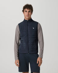 Vuori Sunday Insulated Hybrid Vest Ink Heather Training Vest