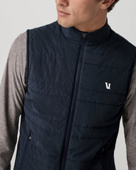 Vuori Sunday Insulated Hybrid Vest Ink Heather Training Vest